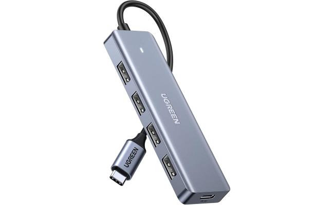 UGREEN USB-C to 4-Port USB 3.0 Hub – 5Gbps SuperSpeed